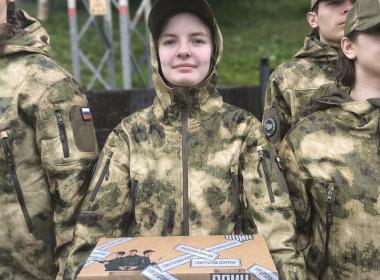 Мурманские курсанты встретили агитационный поезд  «Единство в памяти. Сила в подвиге»