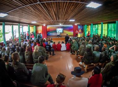 Более 1120 курсантов Центра «ВОИН» посмотрели фильм «9 секунд» о подвиге Героя России Алдара Цыденжапова