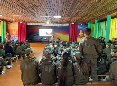 Курсантам филиала Центра «ВОИН» в Бурятии рассказали о символах России