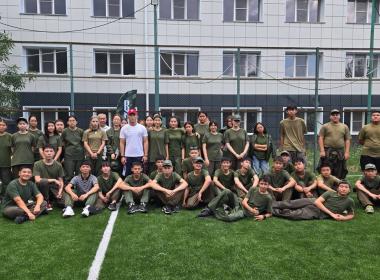 Чемпион мира по самбо провел мастер-класс для курсантов Центра «ВОИН»