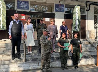 Торжественное открытие второй смены военно-спортивного лагеря «Время юных героев» состоялось в Свердловской области.