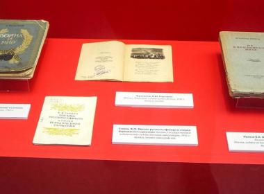 Инструктор и курсанты Центра «ВОИН» посетили выставку о Бородинском поле в Кузбассе.