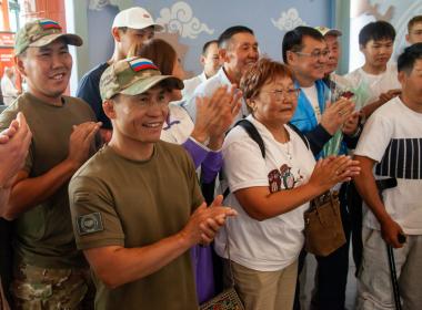 Центр «ВОИН» в Бурятии встретил трёхкратного чемпиона России по боксу