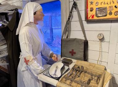 Инструкторы и курсанты филиала Центра «ВОИН» посетили передвижную выставку-музей «Поезд Победы».