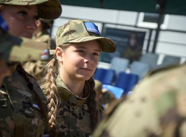 Дмитрий Шевченко встретился с семьей Абдуллиных, представляющих Центр «ВОИН» в финале «Семейной зарницы»