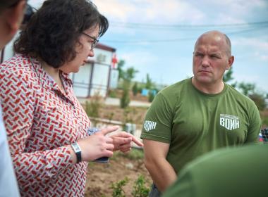 Наталия Наумова оценила условия лагеря в Волгограде, где проходят подготовку курсанты Центра «ВОИН»