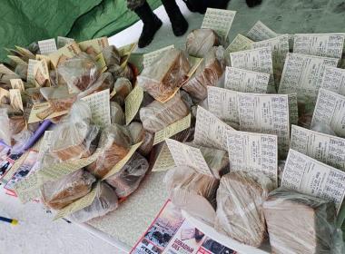 Сахалинские курсанты приняли участие в акции «Блокадный хлеб»