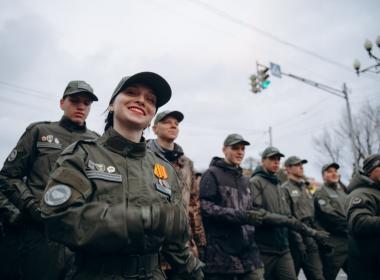 Курсанты Центра «ВОИН» готовятся к параду Победы!