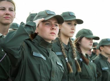 Курсанты из Запорожской области принимают участие в первой смене «Время юных героев»